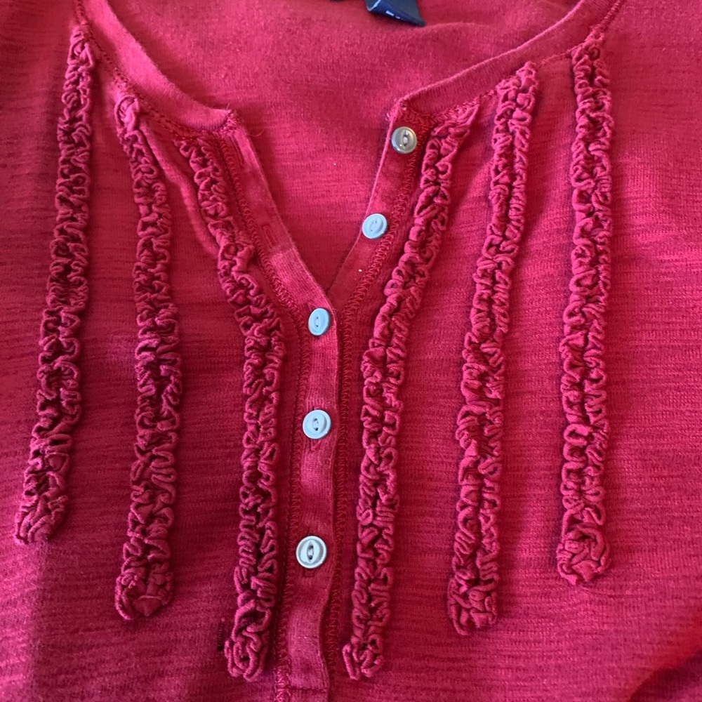 Donated Chaps long sleeve ladies top - Picture 4 of 6